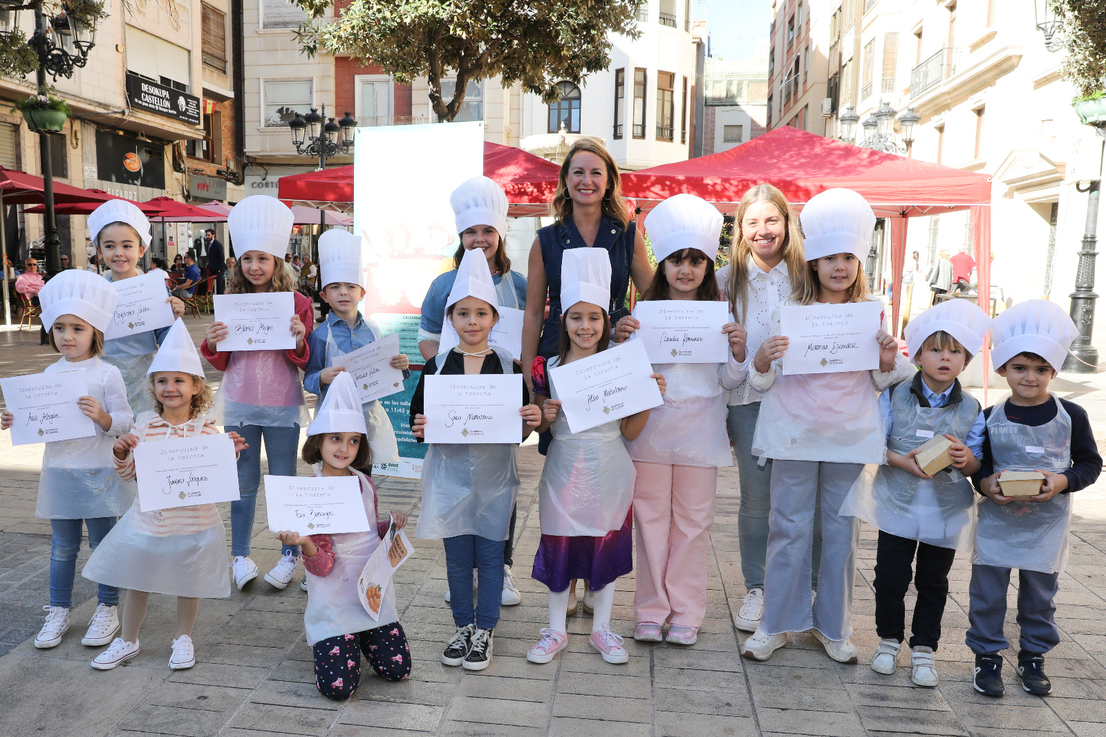 L'alcaldessa felicita als xiquets de Divercuina