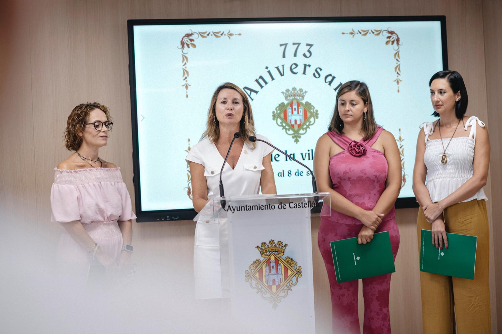 Castelló arranca el dimecres la commemoració del 773 Aniversari de la seua fundació amb més de 20 actes per a tots els públics