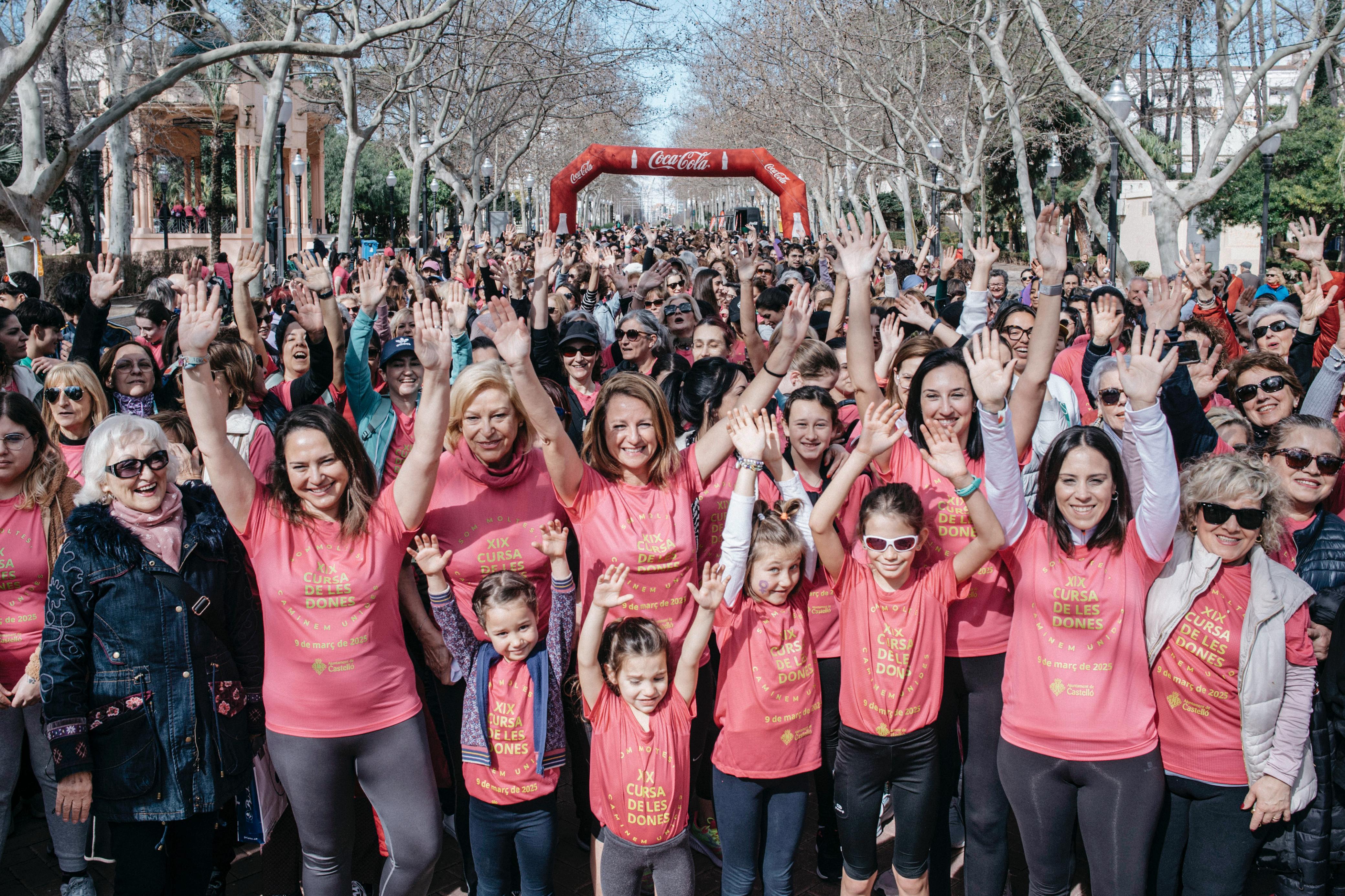 Una XIX Cursa de la Dona de rècord reuneix més 4.300 dones per la Igualtat als carrers de Castelló